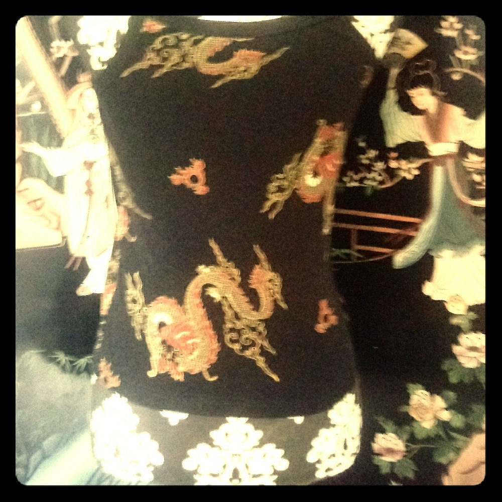 Size Large, Black tank. Nylon and Spandex blend.